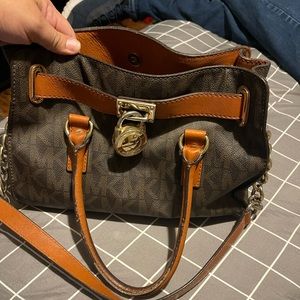 Michael Kors Hamilton logo purse and wallet